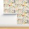 Dog Cat Multicolor Presents Whimsical Celebration Playful Balloons Pastels Candles Birthday Cake Bright Summer Colors Gift Large Scale Custom Pre-pasted Wallpaper by Spoonflower Pre-Pasted Wallpaper 2FT Wide